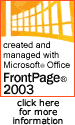 Created and Managed with Microsoft Office FrontPage